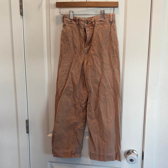 WE THE FREE Women's Patti Wide Leg Cropped Pants Size 25 In Rose - Picture 3 of 5